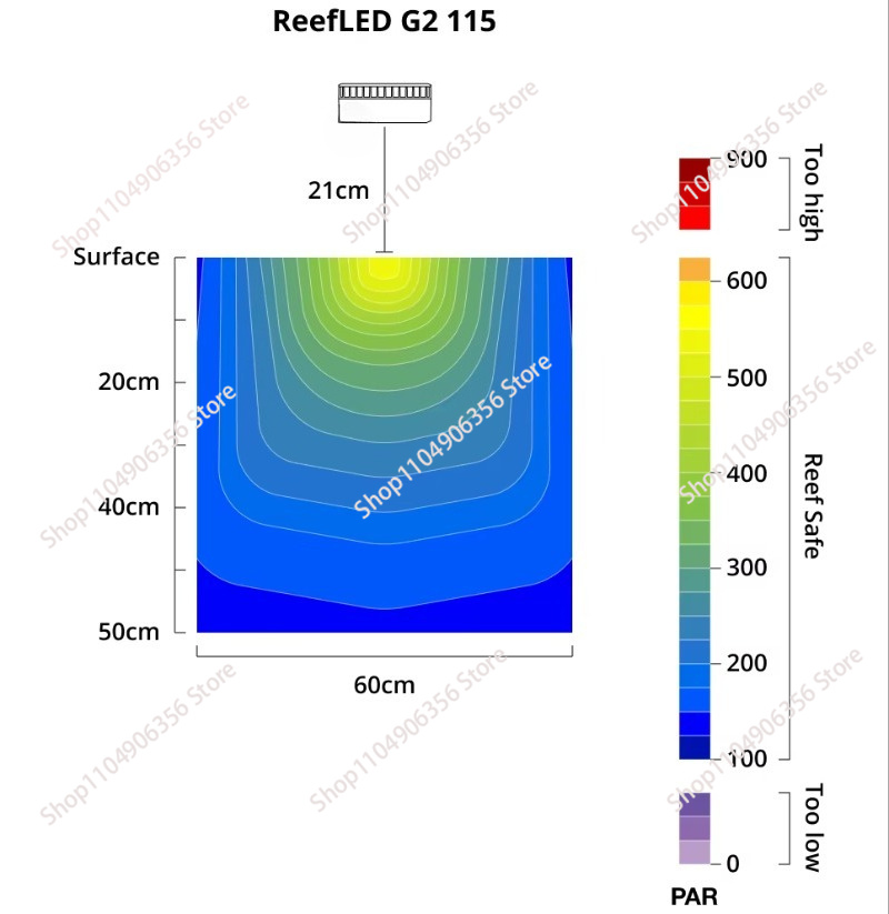 New LED 60w Aquarium Light Bes - Aquarium Light ulasan dan harga